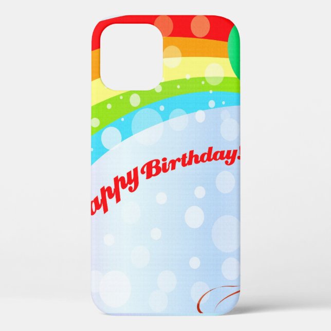 Happy-birthday-background-balloons Case-Mate iPhone Case (Back)