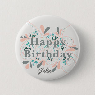 Happy Birthday badge customisable