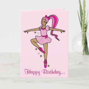 Happy Birthday, Ballerina Princess! Card
