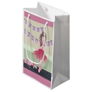 Happy Birthday Ballerina Small Gift Bag