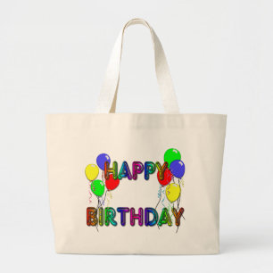 Happy Birthday Ballons D1 Tote Bag