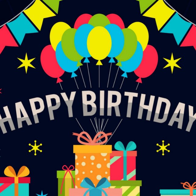 Happy Birthday Balloons Wrapping Paper (Happy Birthday Wrapping Paper!)