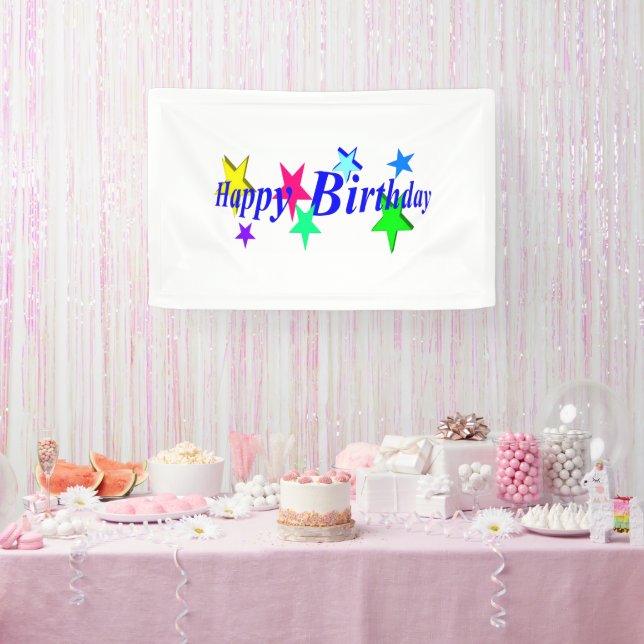 Happy Birthday Banner (Party)