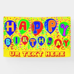 Happy birthday banner
