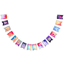 Happy Birthday Banner Birthday Party Bunting Flags