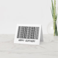 Happy Birthday Barcode