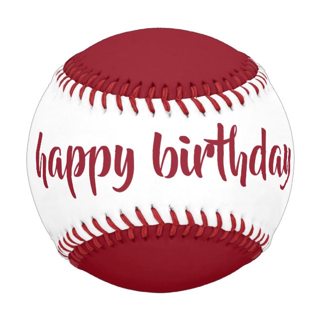 happy birthday baseball by dalDesignNZ (Back)