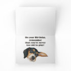 Happy Birthday Beagle Basset Hound Card