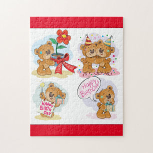 Happy Birthday Bear Jigsaw Puzzle