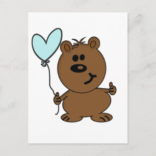 Happy Birthday Bear Postcard