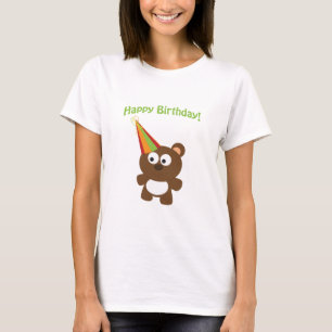 Happy Birthday Bear T-Shirt