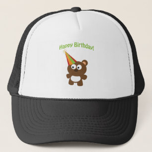 Happy Birthday! Bear Trucker Hat