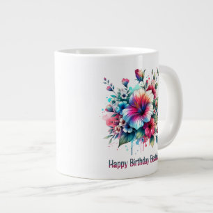 Happy Birthday Beatrix Large Coffee Mug