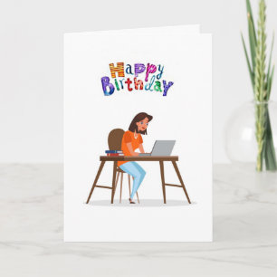 HAPPY BIRTHDAY **BEAUTIFUL LADY*** CARD