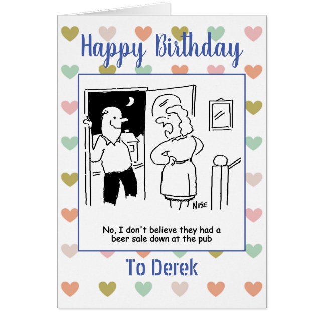 Happy Birthday Beer Drinker (Front)