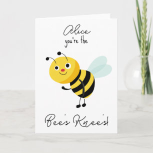 happy birthday Bee's knee's Card