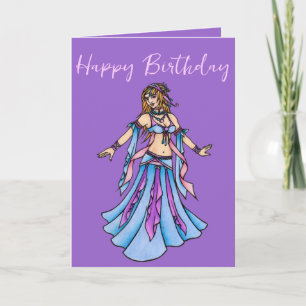 Happy Birthday Belly Dancer Card