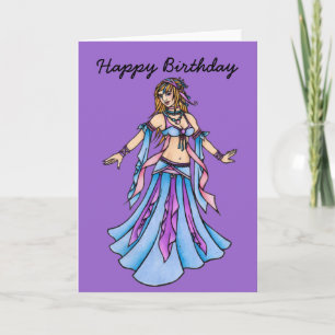 Happy Birthday Belly Dancer  Card