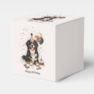 Happy Birthday Bernese Mountain Dog Favour Box