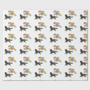 Happy Birthday Bernese Mountain Dog Wrapping Paper