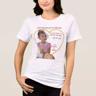 Happy Birthday Best Cat Mum Photos Cat Girl Names Tri-Blend Shirt