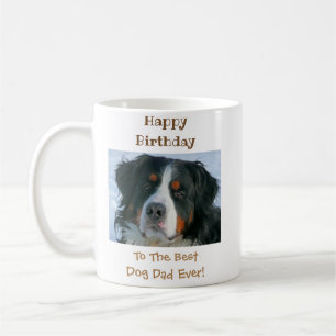 Happy Birthday Best Dog Dad Ever Photo Coffee Mug