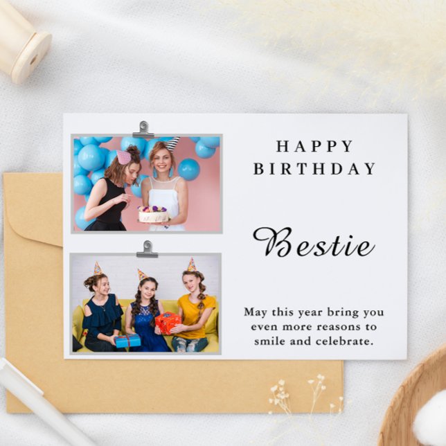 happy birthday bestie card (happy birthday bestie card)