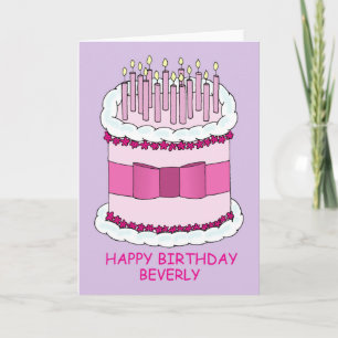 Happy Birthday Beverly Card