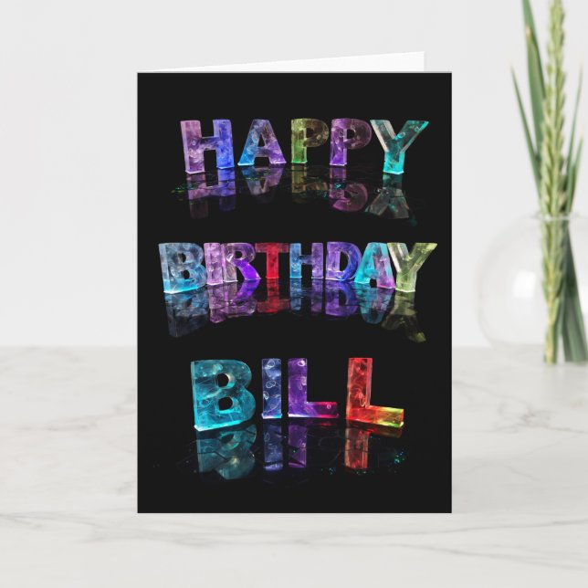 Happy Birthday Bill Card (Front)
