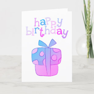 Happy Birthday Birthday Present Card