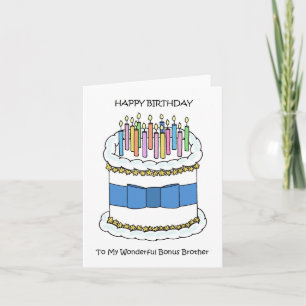 Happy Birthday Bonus Brother Card