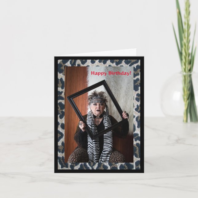 Happy Birthday, born in the 1950's Card (Front)