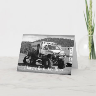 Happy Birthday Boss Card