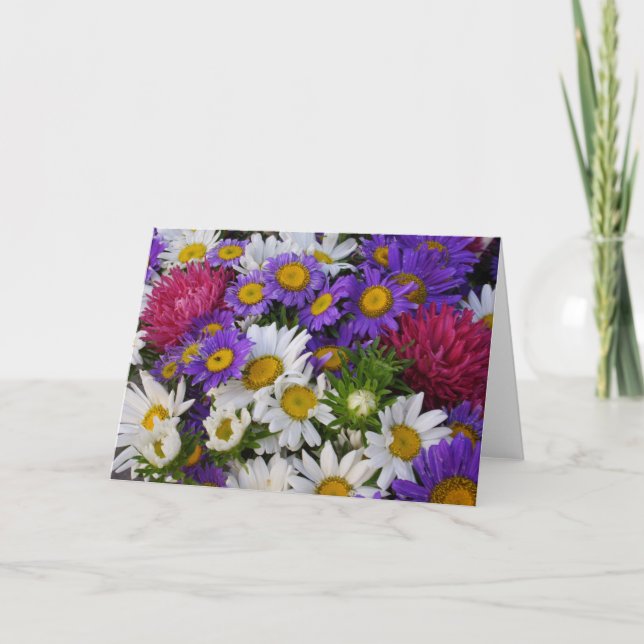 Happy Birthday Bouquet Card (Front)