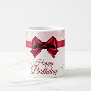 Happy Birthday Bow Coffee Mug