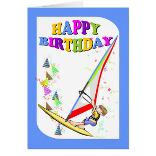 Happy birthday, brave windsurfer