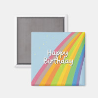 Happy Birthday Bright & Colourful Rainbow