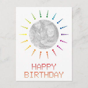 happy birthday (brightBurst) Postcard
