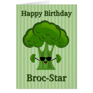 Happy Birthday Broc-Star Broccoli