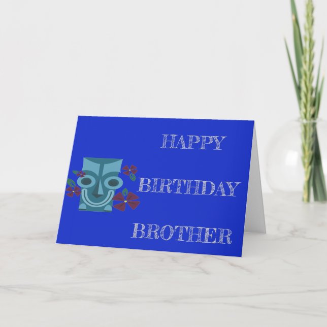 Happy Birthday Brother Card (Front)