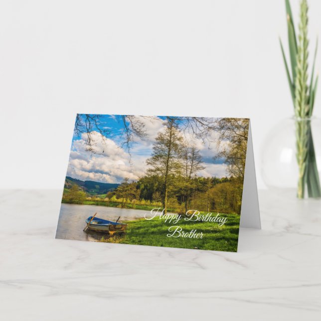 Happy Birthday Brother Card (Front)