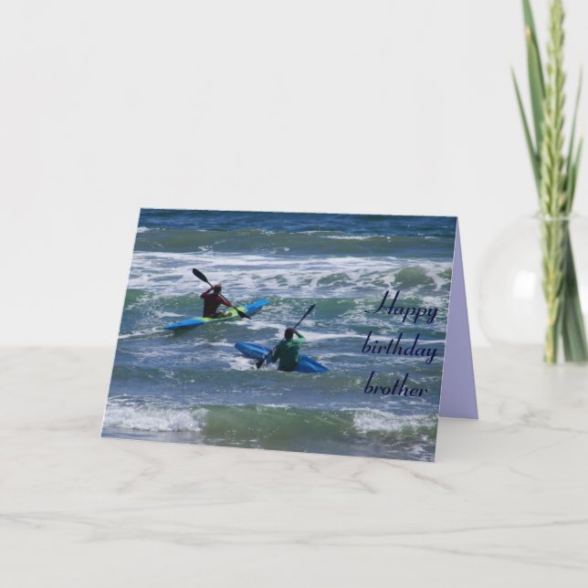 Happy Birthday Brother/Friend_Card Card (Front)