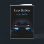 Happy Birthday Brother New Car Exciting  Card<br><div class="desc">happy Birthday Brother wish you a day as cool and exciting as a brand new vehicle</div>