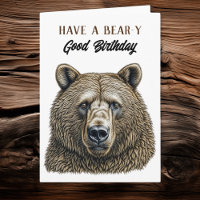 Happy Birthday Brown Bear Themed