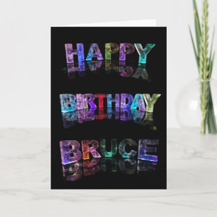 Happy Birthday Bruce Card