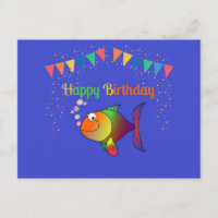 Happy Birthday, Bubbles the Fish popular design