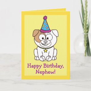 Happy Birthday Bulldog: Nephew Card