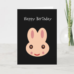 Happy Birthday: Bunny Card
