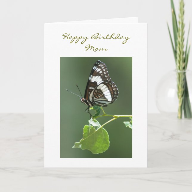 Happy Birthday Butterfly Card (Front)