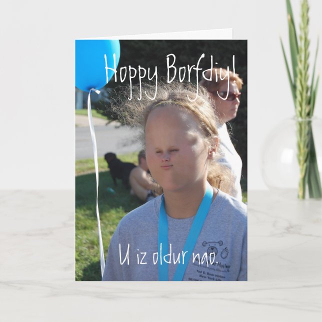 Happy Birthday by Fronk Card (Front)
